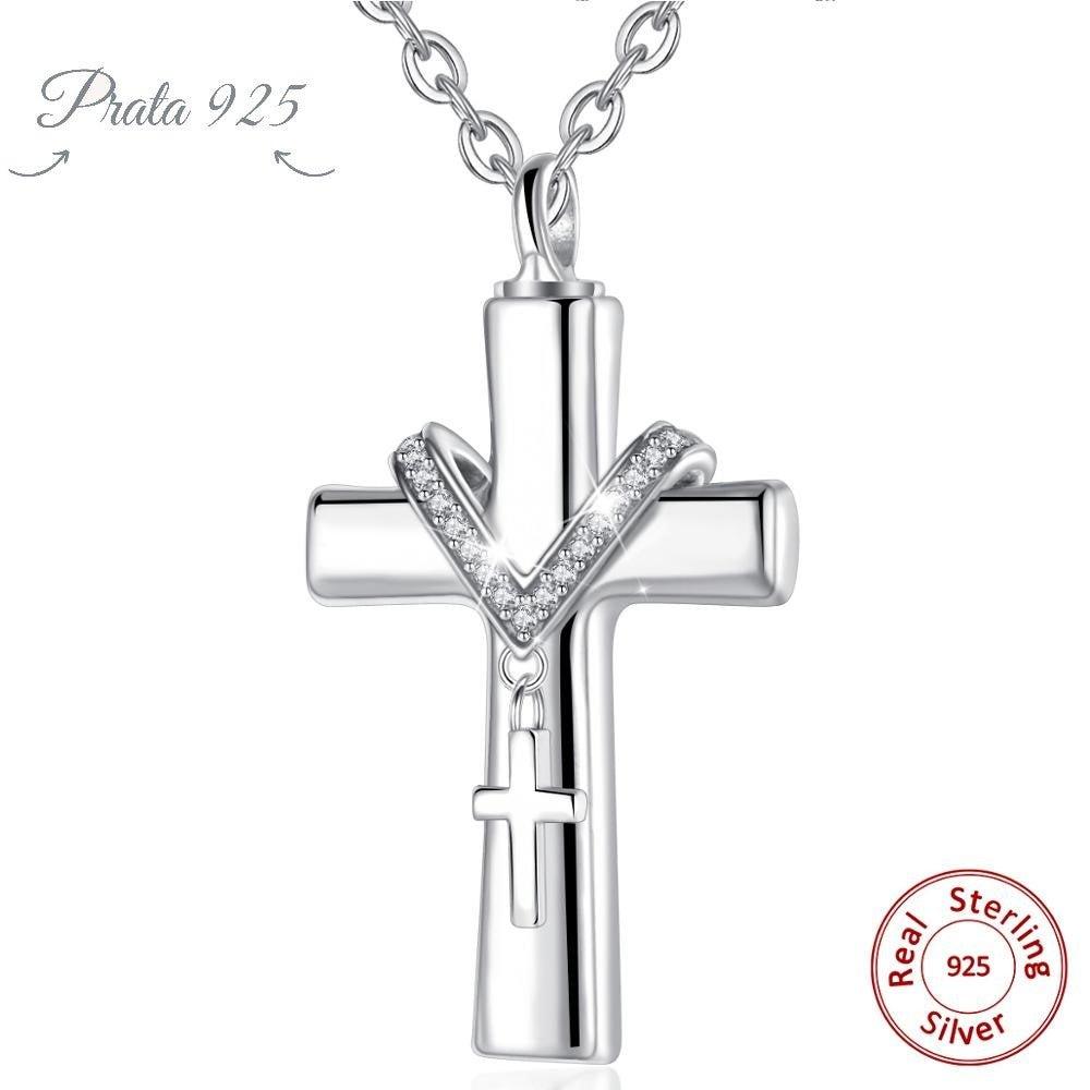 Cruz com Crucifixo e Cofrinho - Prata925.pt