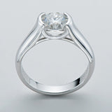 Solitaire - 2 quilates - Moissanite - Prata925.pt